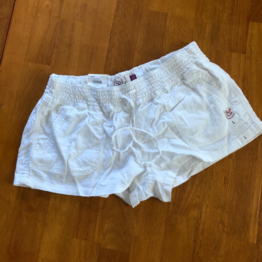 Linen shorts